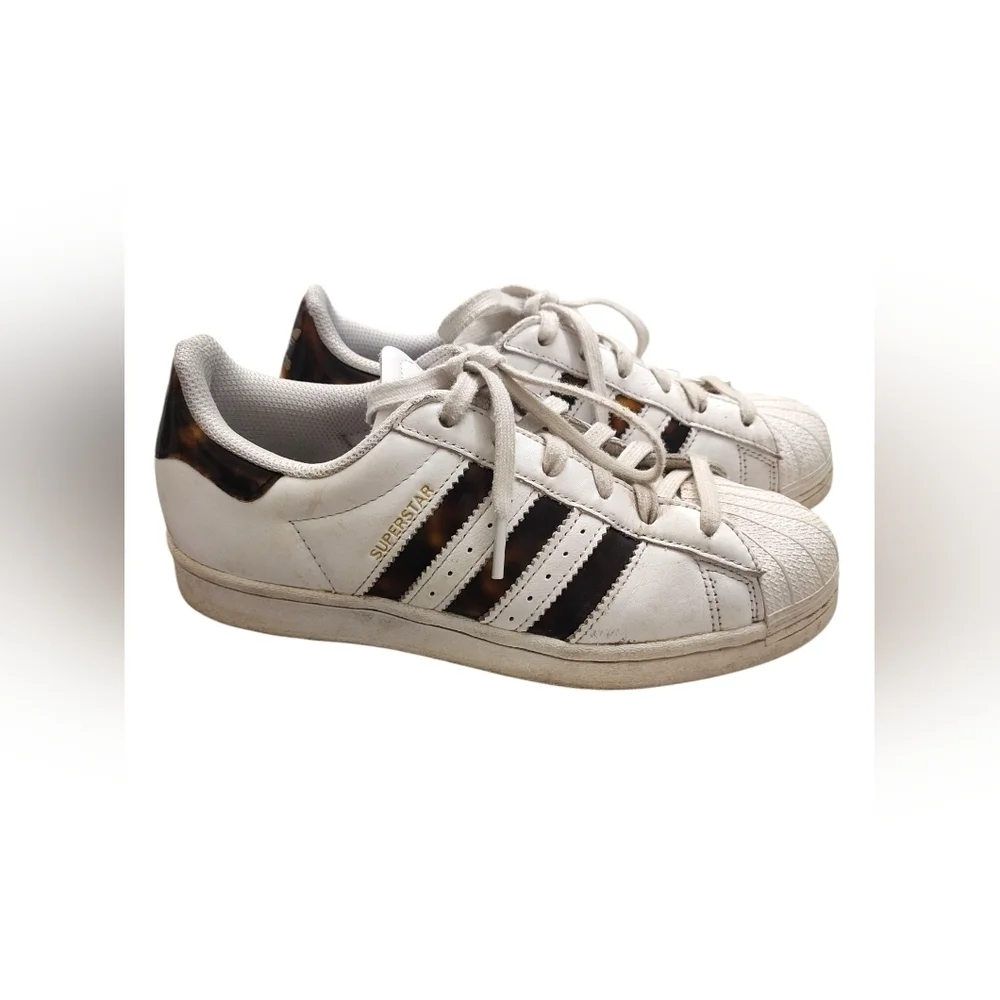 Adidas Classic Superstar Tortoiseshell Sneakers, 6.5